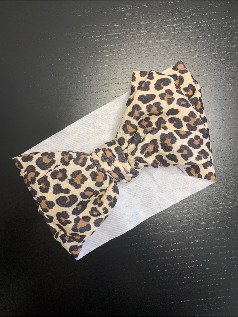 ⭐️2/$11.00⭐️ Large Leopard Print Bow Headband (7 Inch Bow)